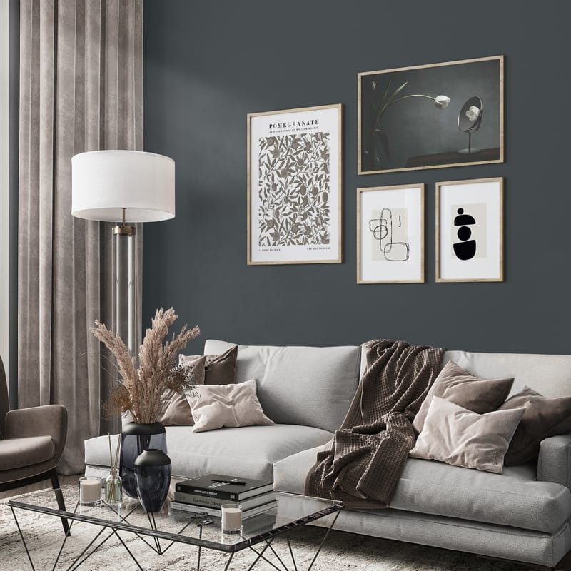 Cortesi Home Giclee - Stampa su Tela, 66 x 66 cm, Colore: Verde