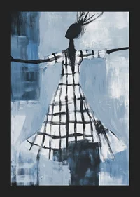 Freedom is expressed in a dance of blue tones and sweeping lines-5