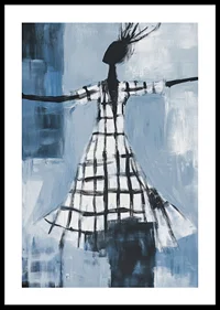 Freedom is expressed in a dance of blue tones and sweeping lines-0