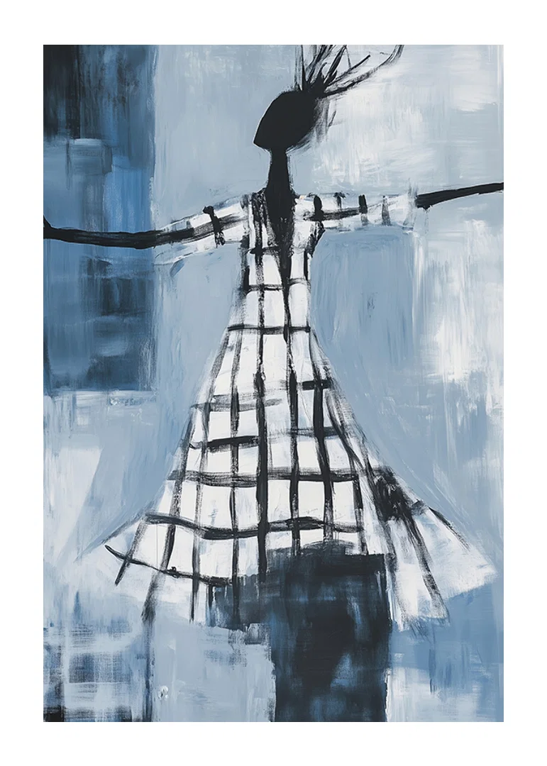 Freedom is expressed in a dance of blue tones and sweeping lines-12