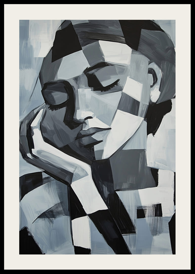 A nyugodt szürke tónusú álmodozó absztrakció nyugalmat idéz-12