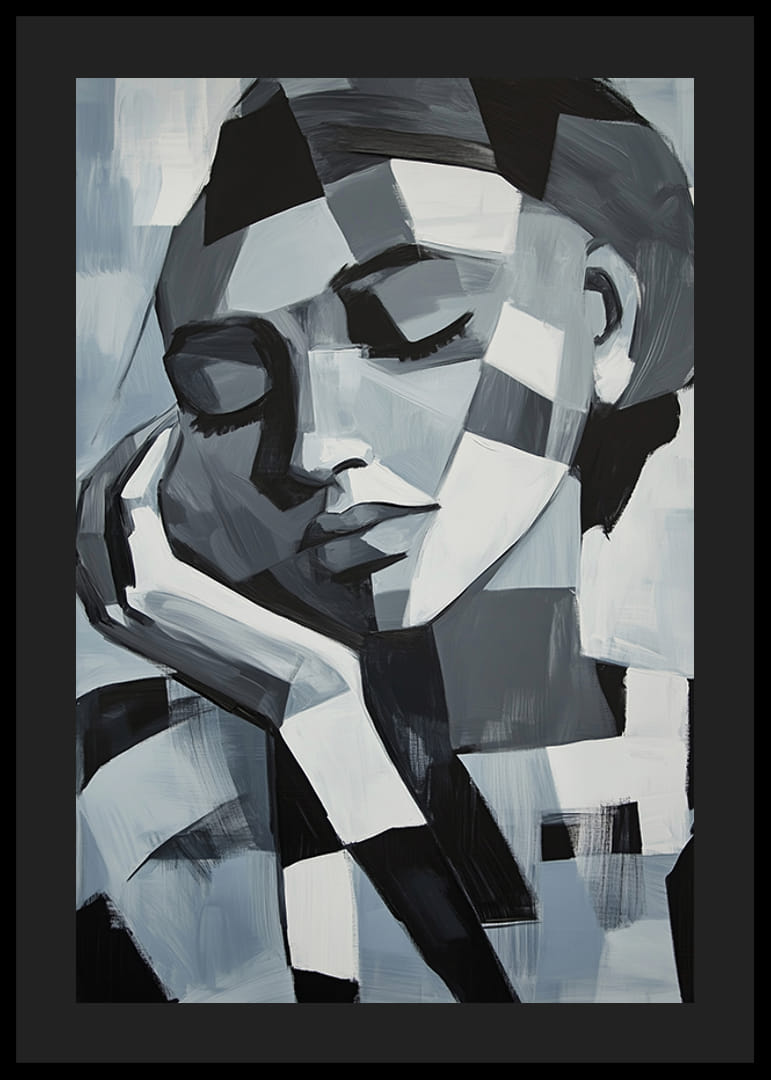 A nyugodt szürke tónusú álmodozó absztrakció nyugalmat idéz-12