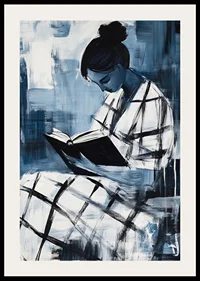A quiet moment of introspection in blue tones-2