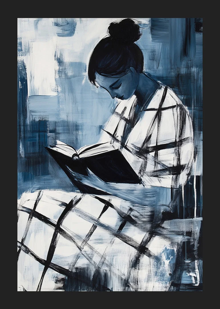 A quiet moment of introspection in blue tones-12