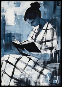A quiet moment of introspection in blue tones-6