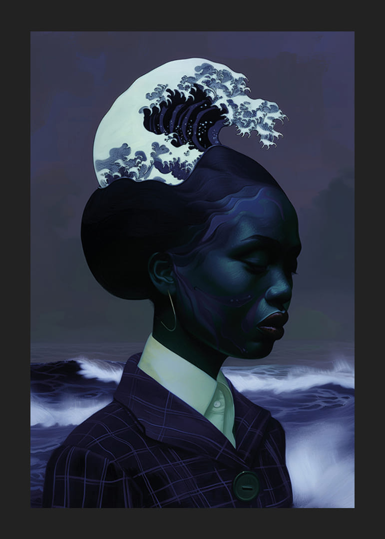 En harmonisk fusion av människa och havets vågor-12