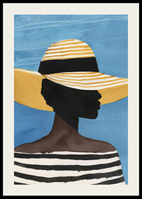 Sophisticated silhouette in the summer sunrays with elegant style-2