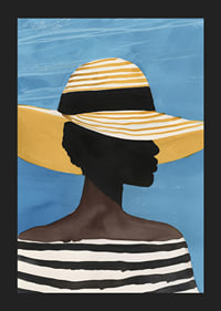 Sophisticated silhouette in the summer sunrays with elegant style-5
