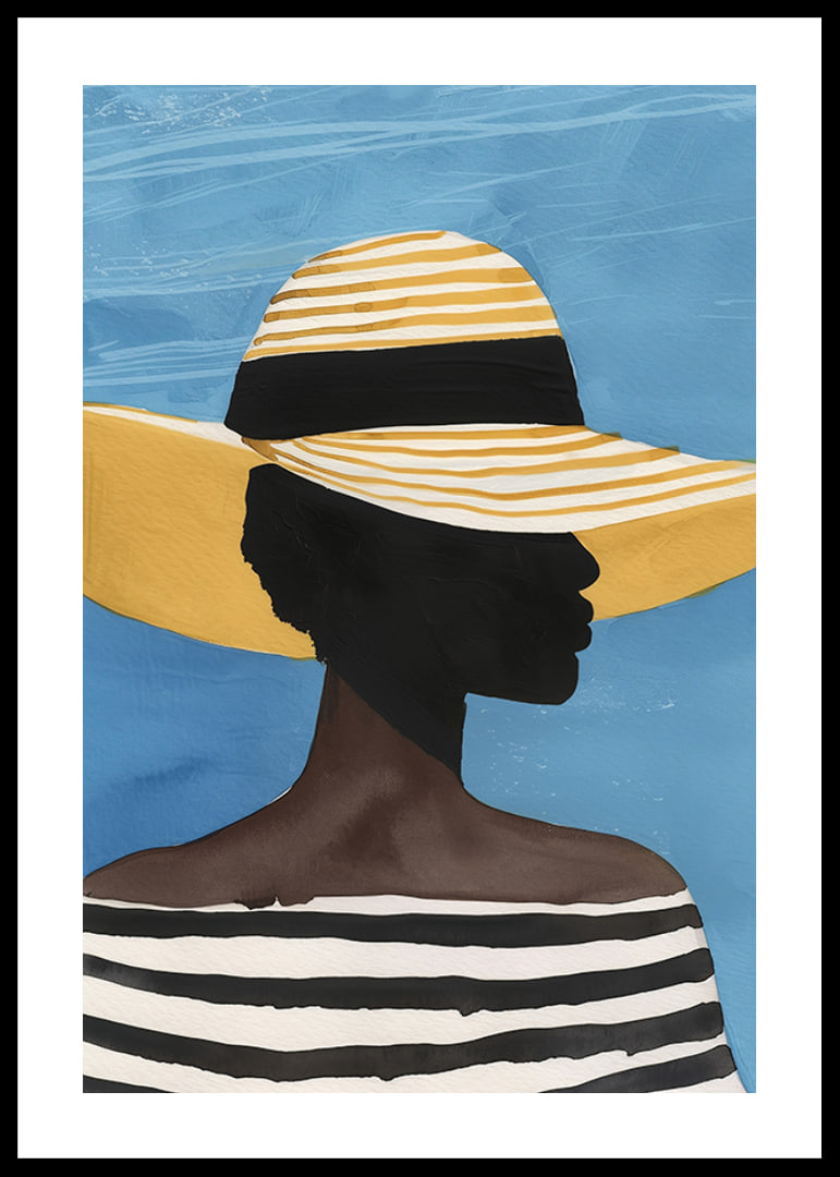 Sophisticated silhouette in the summer sunrays with elegant style-12
