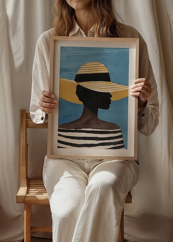 Sophisticated silhouette in the summer sunrays with elegant style-12