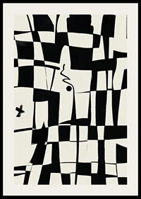 Elegant geometric design in black and white gives a modern feel-2