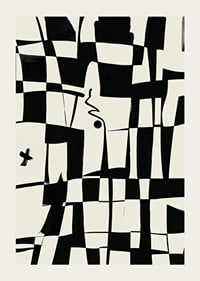 Elegant geometric design in black and white gives a modern feel-3