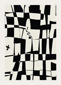 Elegant geometric design in black and white gives a modern feel-3