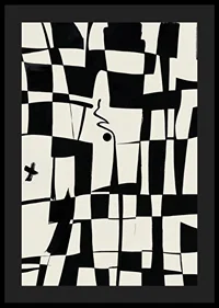 Elegant geometric design in black and white gives a modern feel-4