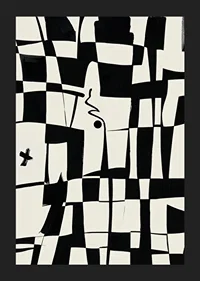 Elegant geometric design in black and white gives a modern feel-5