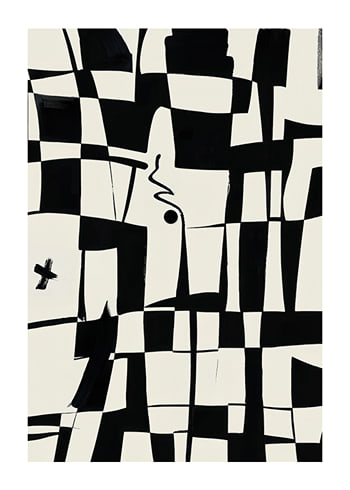 Poster Monochrome Grid