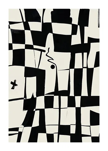 Poster Monochrome Grid