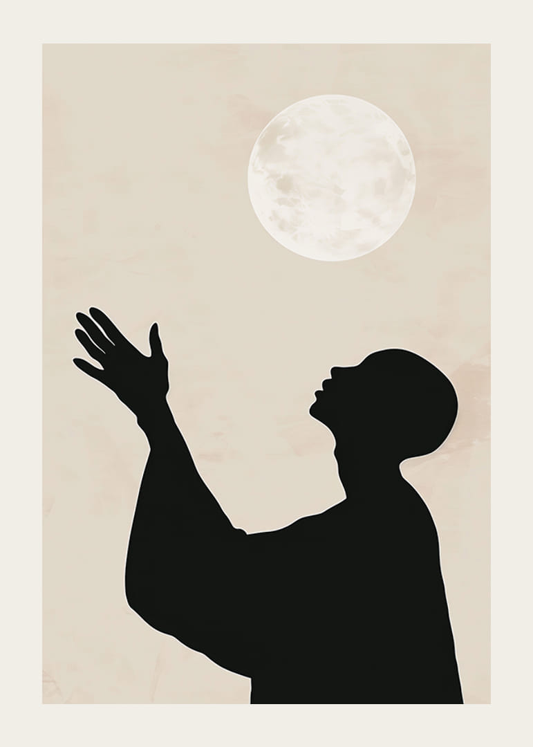 Capturing the mystery of the night with the light of the moon and the prayers of the silhouette-12
