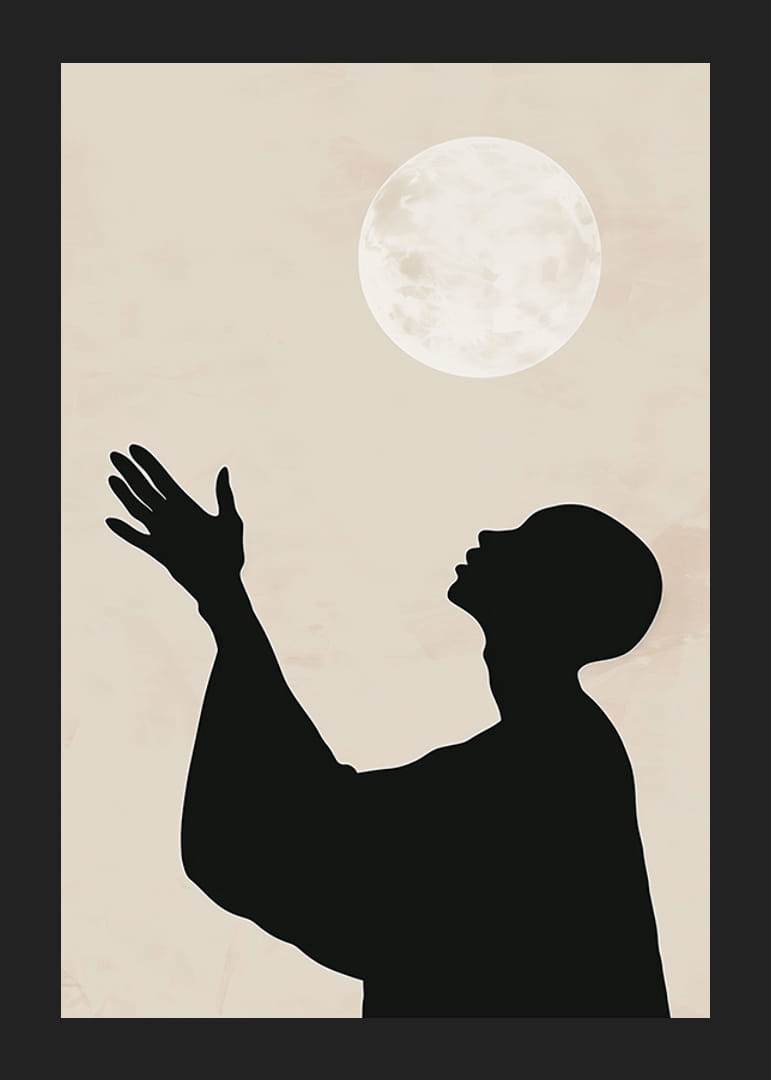 Capturing the mystery of the night with the light of the moon and the prayers of the silhouette-12