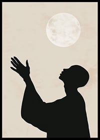 Capturing the mystery of the night with the light of the moon and the prayers of the silhouette-6
