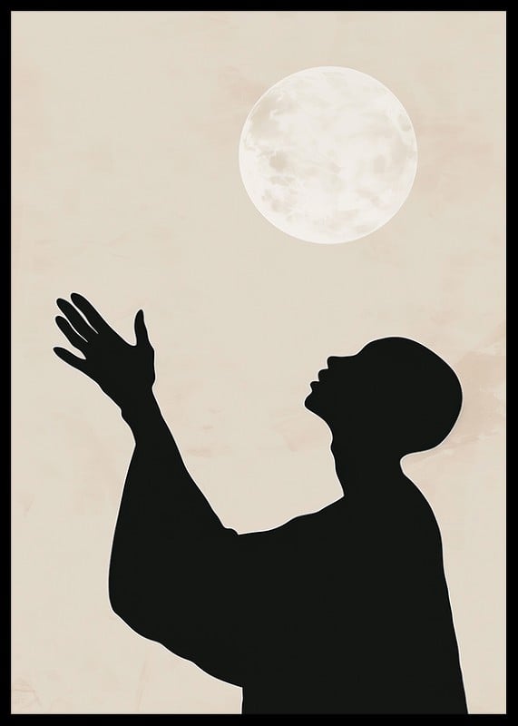 Capturing the mystery of the night with the light of the moon and the prayers of the silhouette-12