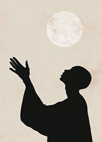 Capturing the mystery of the night with the light of the moon and the prayers of the silhouette-7