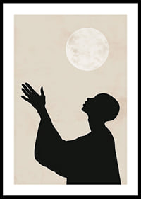 Capturing the mystery of the night with the light of the moon and the prayers of the silhouette-0