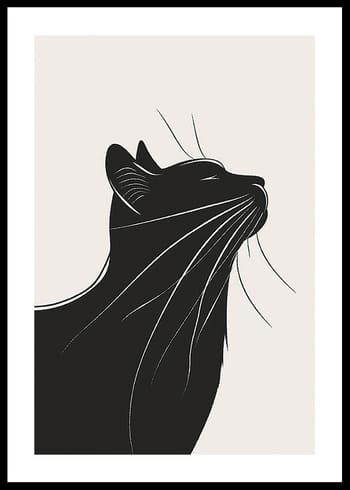 Poster Cat In Shadow