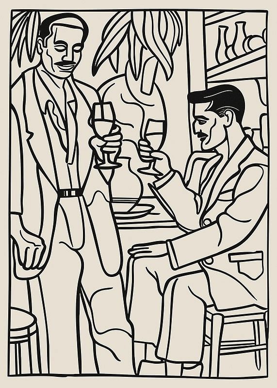 Poster Gentlemen Gathered