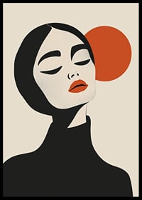 Stilvolles Portrait mit kräftigen Linien und faszinierenden Farben-6