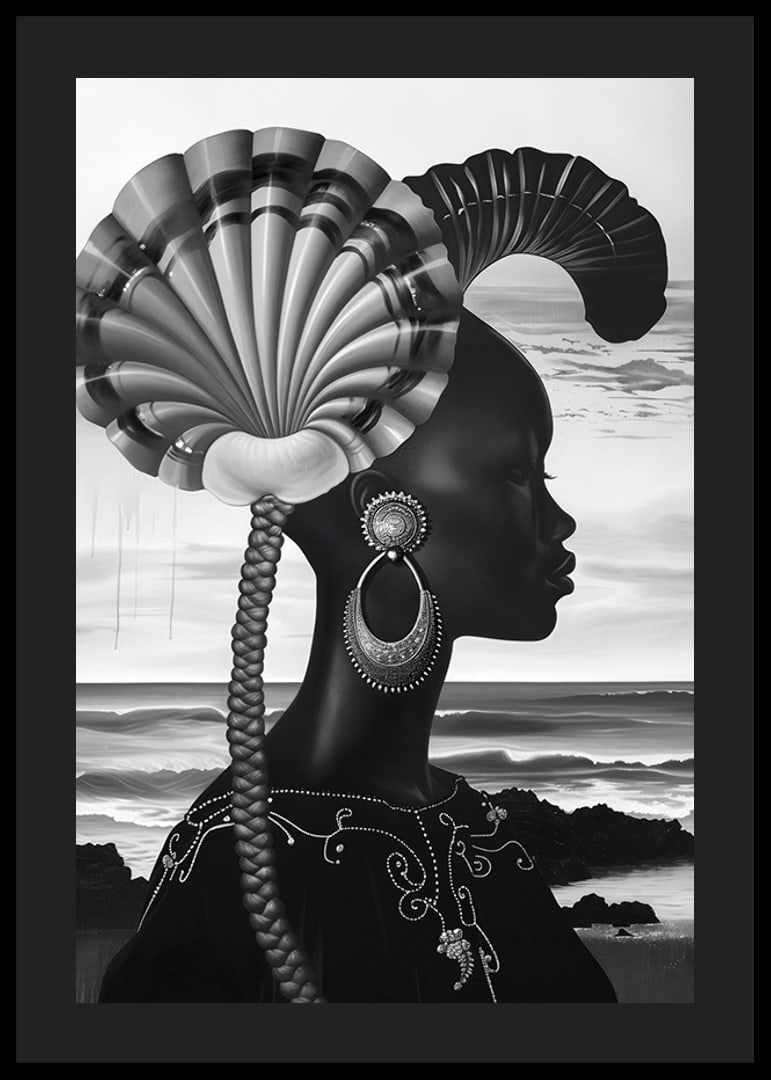 A captivating silhouette with the mystery and elegance of the sea-12