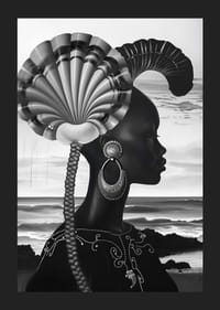 Una silueta cautivadora con el misterio y la elegancia del mar.-5