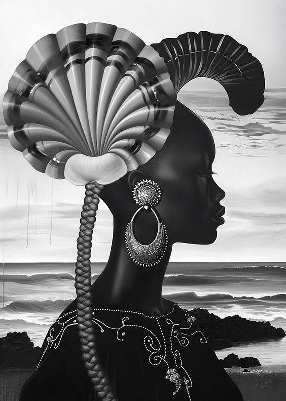 A captivating silhouette with the mystery and elegance of the sea-12