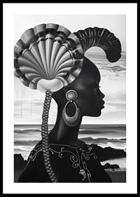 A captivating silhouette with the mystery and elegance of the sea-0