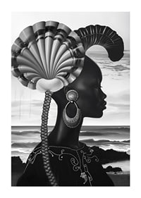 A captivating silhouette with the mystery and elegance of the sea-1