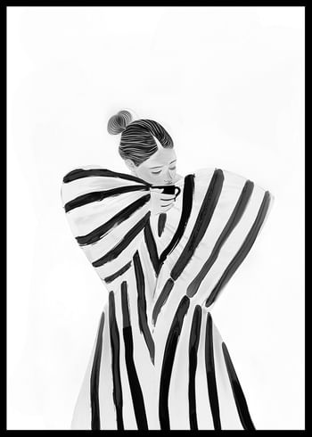 Poster Grace In Stripes