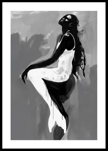 Affiche Mermaid Silhouette