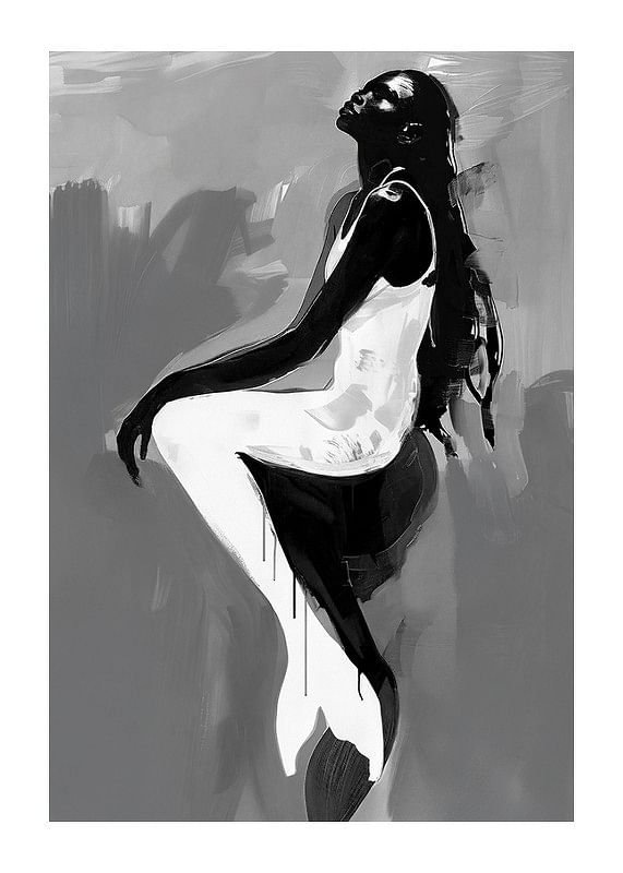 Poster Mermaid Silhouette