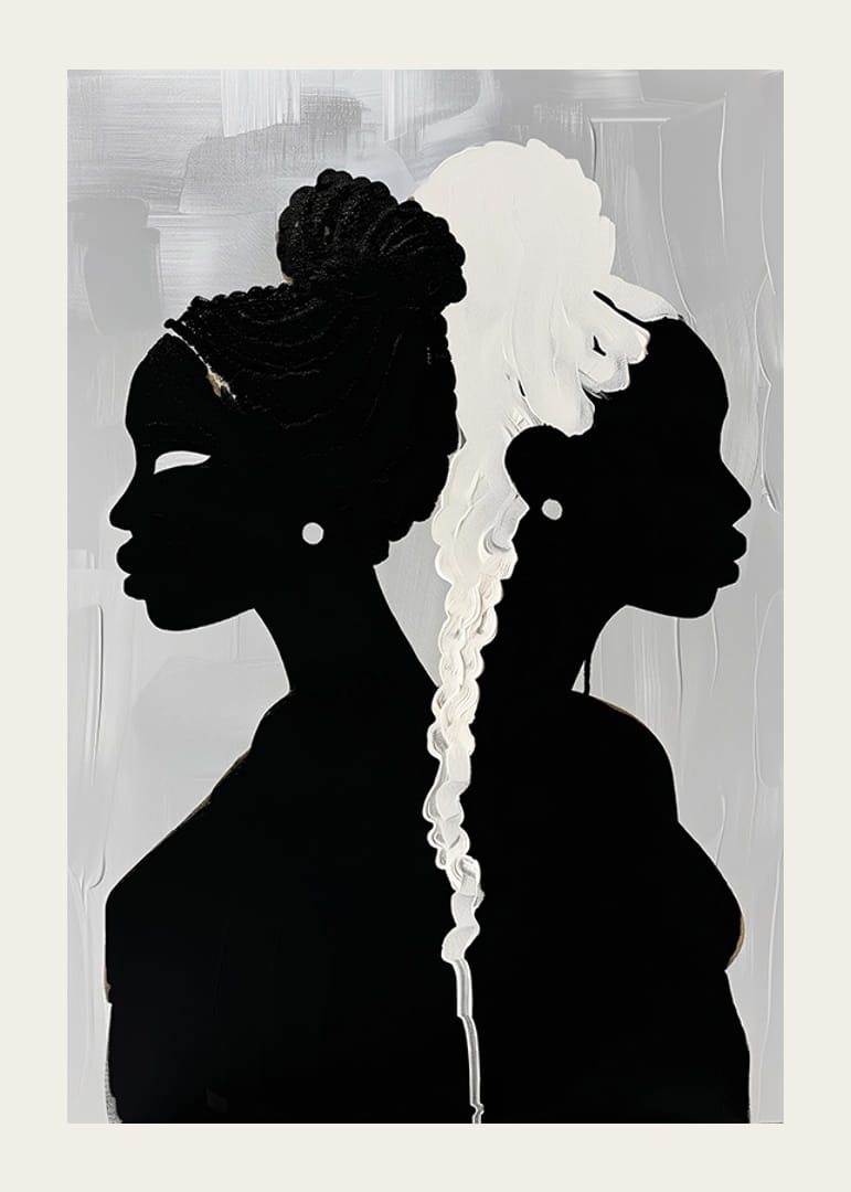 Two contrasting silhouettes in harmonious balance-12