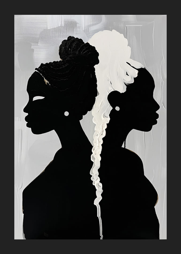 Two contrasting silhouettes in harmonious balance-12