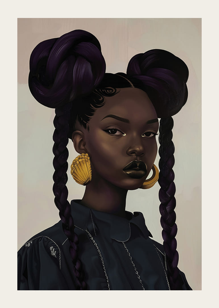 Eleganta porträtt med djupa toner och gyllene detaljer-12