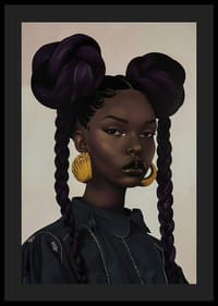 Eleganta porträtt med djupa toner och gyllene detaljer-4