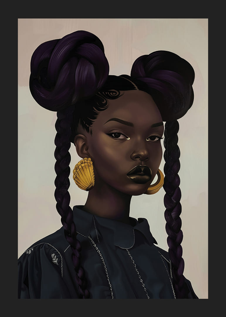 Eleganta porträtt med djupa toner och gyllene detaljer-12