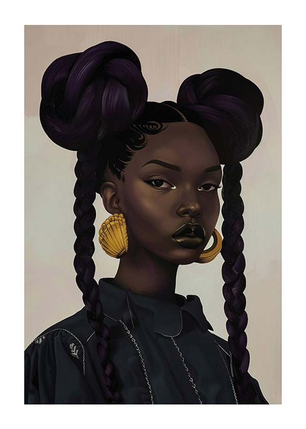 Poster Braided Elegance