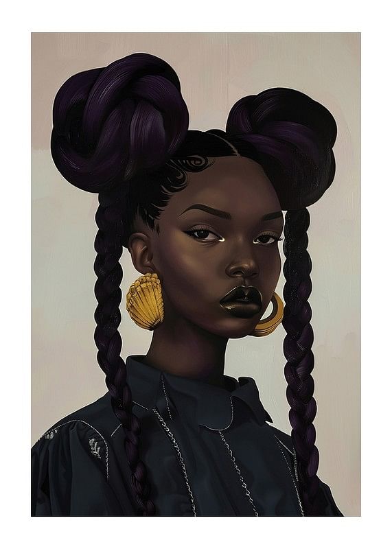 Poster Braided Elegance