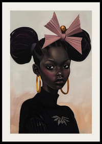 Elegant porträtt med djärva detaljer och mjuka färgtoner-2