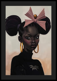 Elegant porträtt med djärva detaljer och mjuka färgtoner-4