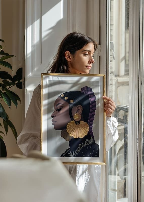 Poster Golden Elegance crossfade