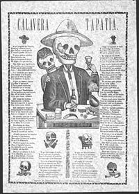 Een levendig Mexicaans feest met skeletten en tequila-1