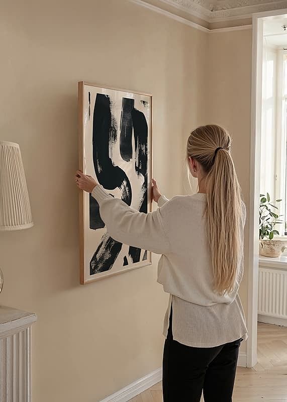Intense brushstrokes in black and white create dynamics-12
